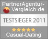 Casual-Dating-Siegel Partneragentur Vergleich Testsieger Logo